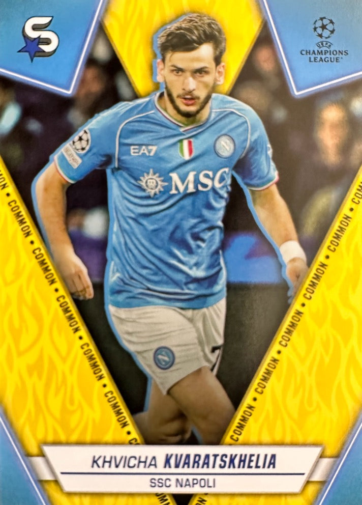 Superstars Champions League 2023/24 Topps - Scegli Common Yellow  Azione 101-200