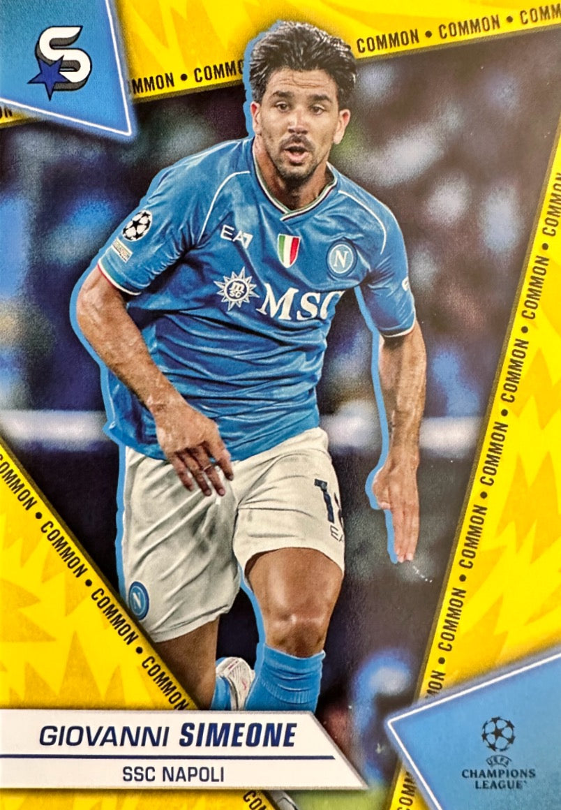 Superstars Champions League 2023/24 Topps - Scegli Common Yellow  Azione 101-200