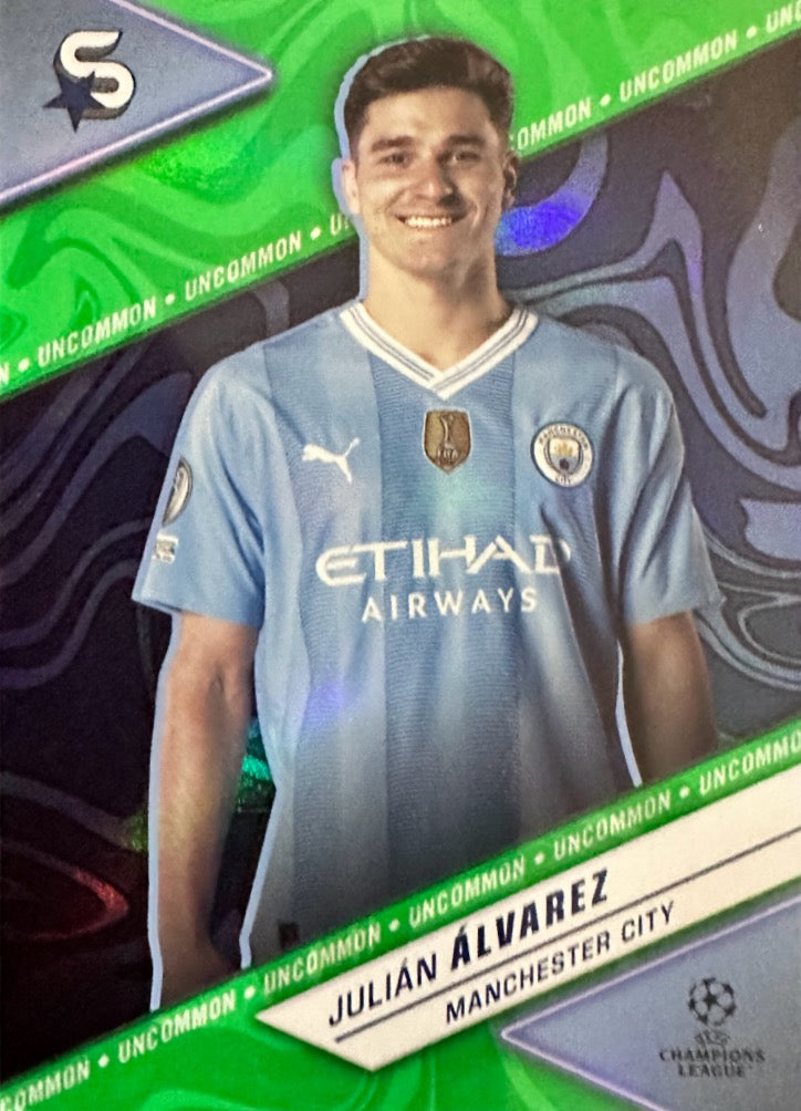 Superstars Champions League 2023/24 Topps - Scegli Uncommon Green 1-100