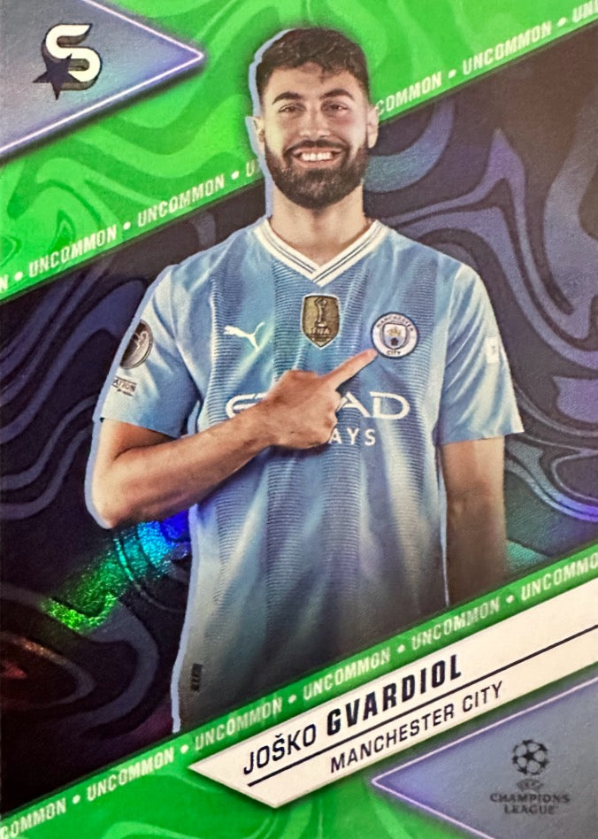 Superstars Champions League 2023/24 Topps - Scegli Uncommon Green 1-100