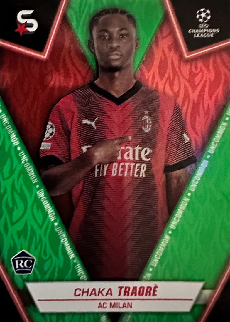 Superstars Champions League 2023/24 Topps - Scegli Uncommon Green 1-100