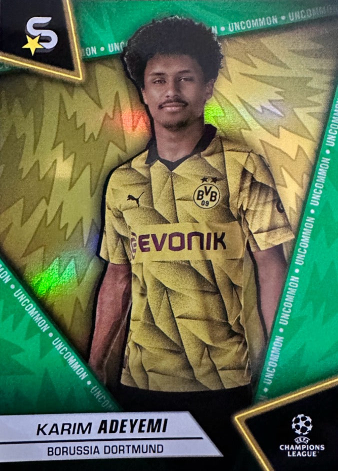 Superstars Champions League 2023/24 Topps - Scegli Uncommon Green 1-100