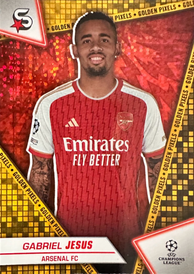 Superstars Champions League 2023/24 Topps - Scegli card Golden Pixel Da 1 a 200