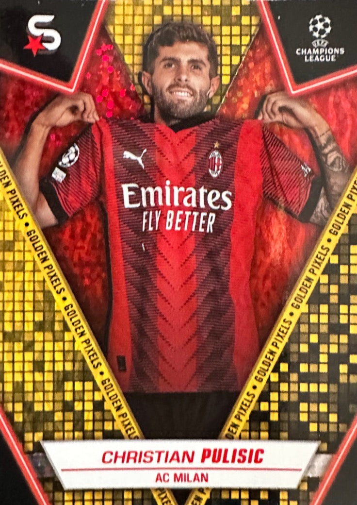 Superstars Champions League 2023/24 Topps - Scegli card Golden Pixel Da 1 a 200