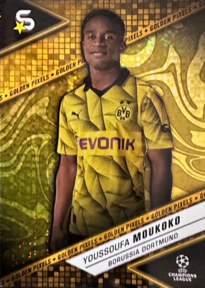 Superstars Champions League 2023/24 Topps - Scegli card Golden Pixel Da 1 a 200