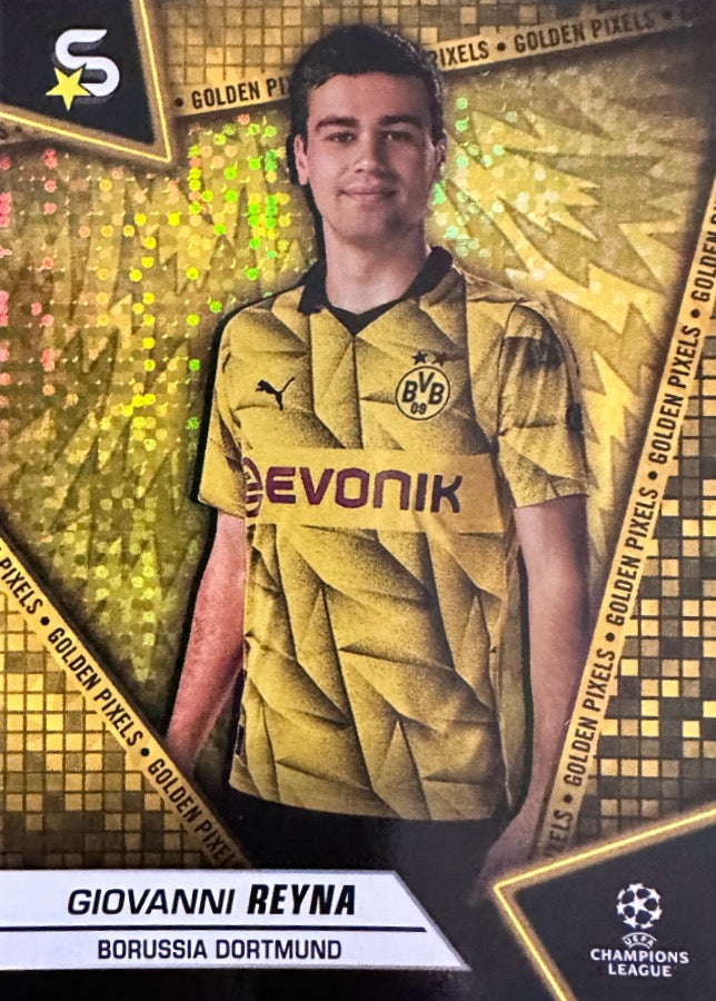 Superstars Champions League 2023/24 Topps - Scegli card Golden Pixel Da 1 a 200