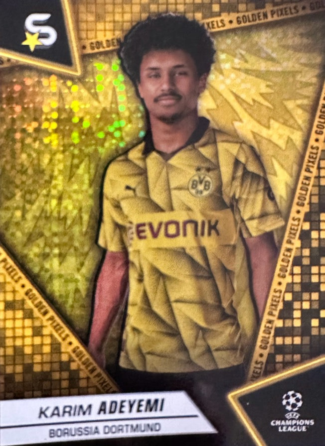 Superstars Champions League 2023/24 Topps - Scegli card Golden Pixel Da 1 a 200