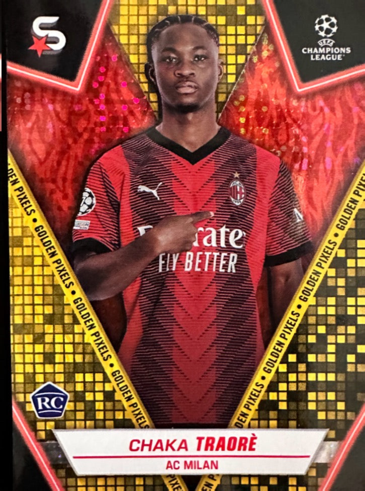 Superstars Champions League 2023/24 Topps - Scegli card Golden Pixel Da 1 a 200