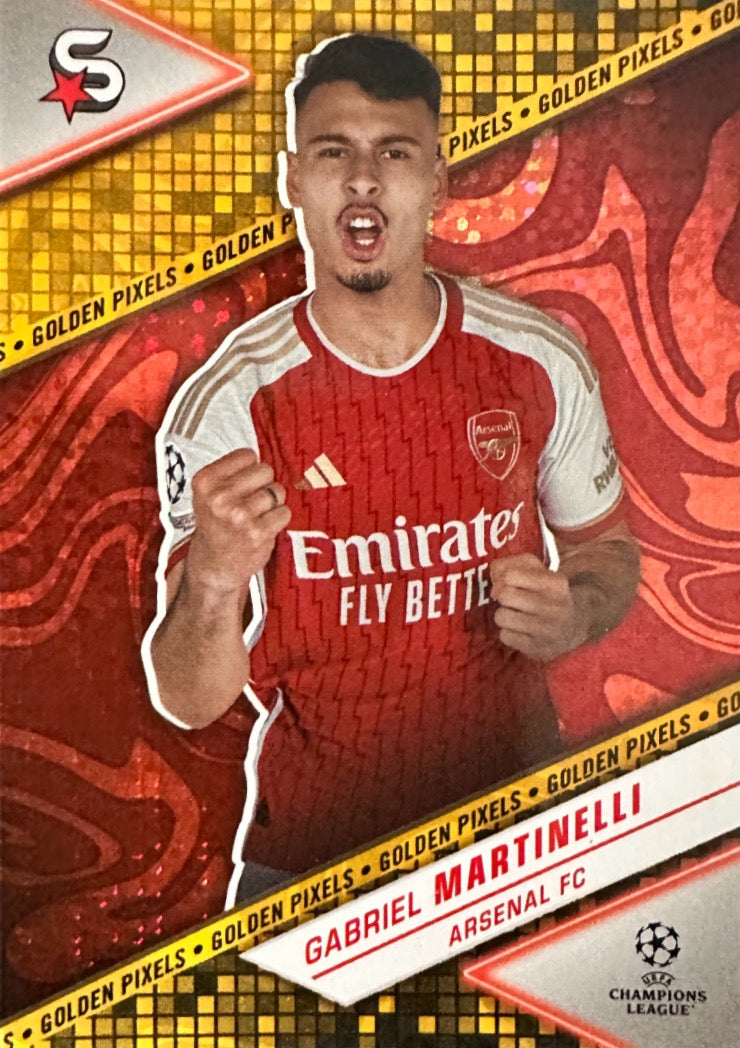 Superstars Champions League 2023/24 Topps - Scegli card Golden Pixel Da 1 a 200