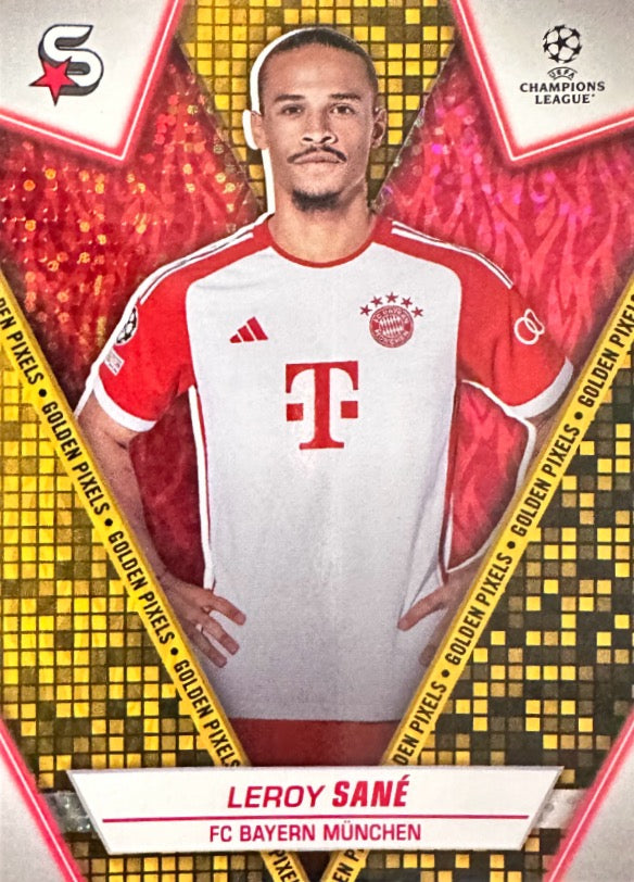 Superstars Champions League 2023/24 Topps - Scegli card Golden Pixel Da 1 a 200