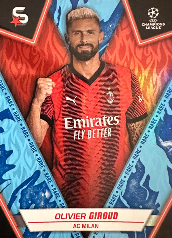 Superstars Champions League 2023/24 Topps - Scegli card Blu Rare da 1 a 200