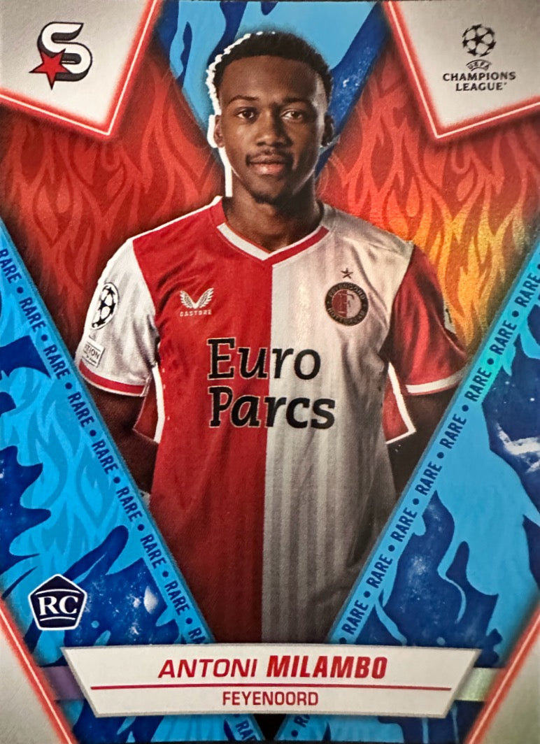 Superstars Champions League 2023/24 Topps - Scegli card Blu Rare da 1 a 200