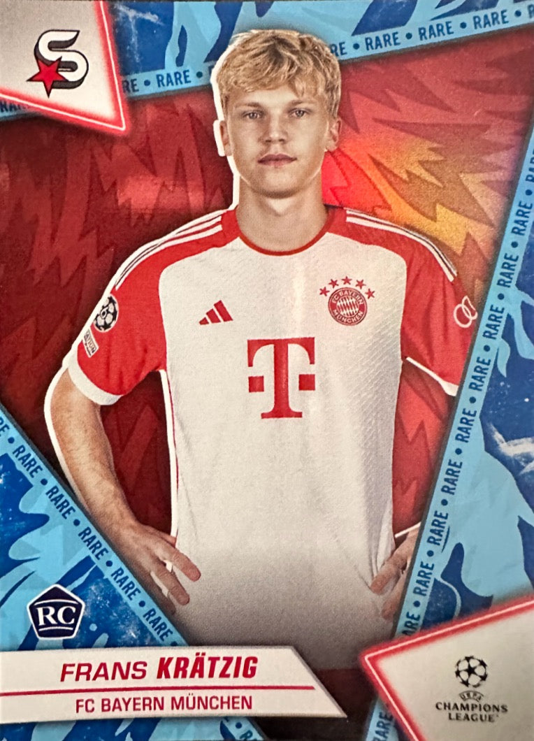 Superstars Champions League 2023/24 Topps - Scegli card Blu Rare da 1 a 200