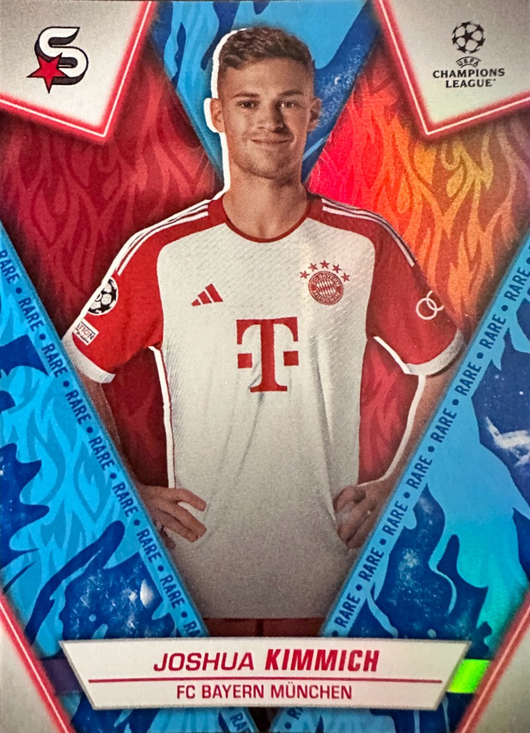 Superstars Champions League 2023/24 Topps - Scegli card Blu Rare da 1 a 200