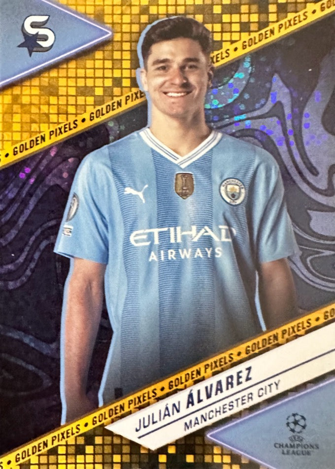 Superstars Champions League 2023/24 Topps - Scegli card Golden Pixel Da 1 a 200