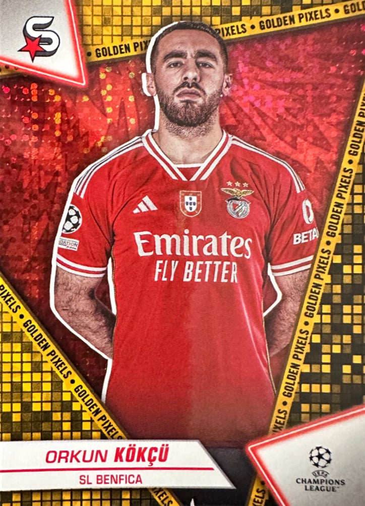 Superstars Champions League 2023/24 Topps - Scegli card Golden Pixel Da 1 a 200