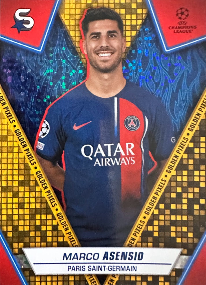 Superstars Champions League 2023/24 Topps - Scegli card Golden Pixel Da 1 a 200