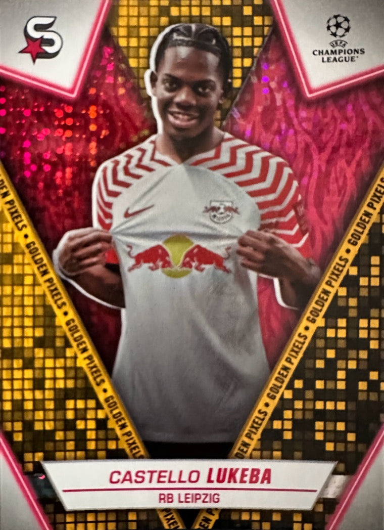 Superstars Champions League 2023/24 Topps - Scegli card Golden Pixel Da 1 a 200