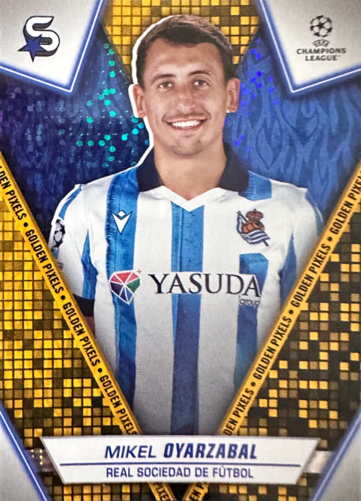 Superstars Champions League 2023/24 Topps - Scegli card Golden Pixel Da 1 a 200