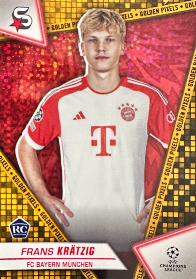 Superstars Champions League 2023/24 Topps - Scegli card Golden Pixel Da 1 a 200