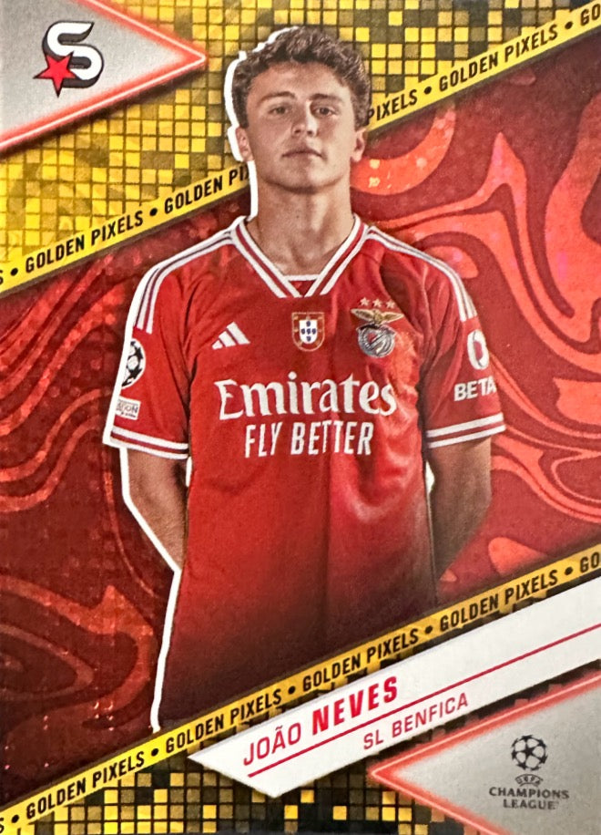 Superstars Champions League 2023/24 Topps - Scegli card Golden Pixel Da 1 a 200