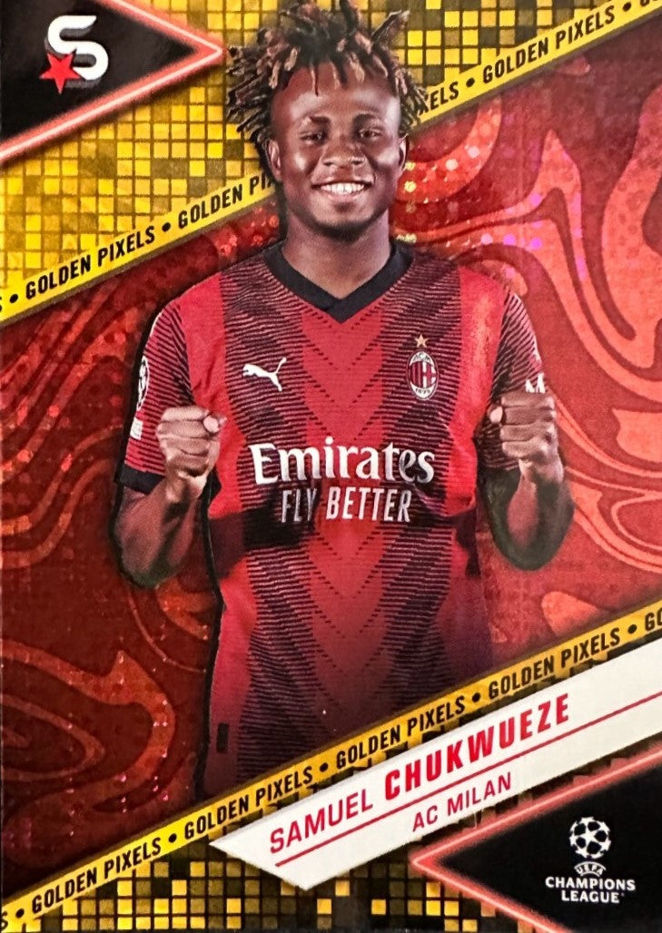 Superstars Champions League 2023/24 Topps - Scegli card Golden Pixel Da 1 a 200