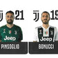 Juventus Europublishing 2018/19 - Scegli figurina 201-208 J1-J20