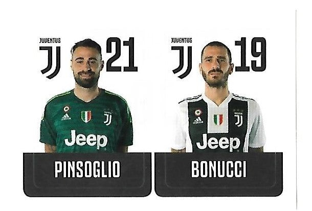 Juventus Europublishing 2018/19 - Scegli figurina 201-208 J1-J20