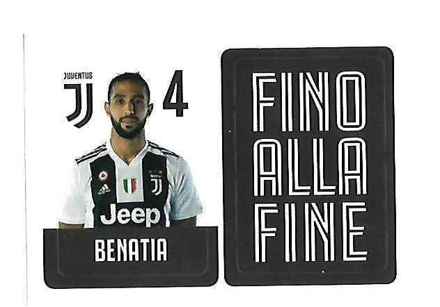 Juventus Europublishing 2018/19 - Scegli figurina 201-208 J1-J20