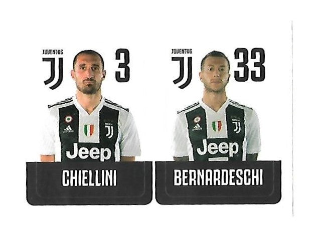 Juventus Europublishing 2018/19 - Scegli figurina 201-208 J1-J20