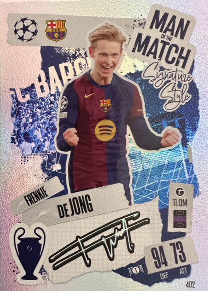Match Attax 2024/25 - Scegli card Da 401 a 468