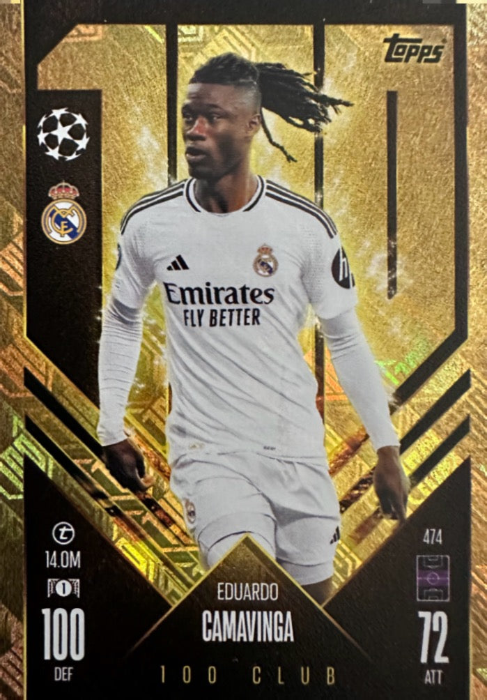 Match Attax 2024/25 - Scegli card Chrome Balck Gold Edge Hall of Hame