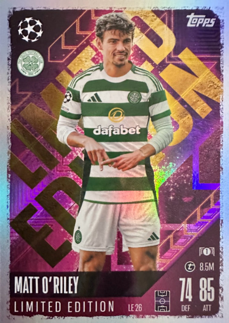 Match Attax 2024/25 - Scegli card Limited Edition LE GN ELE TTS