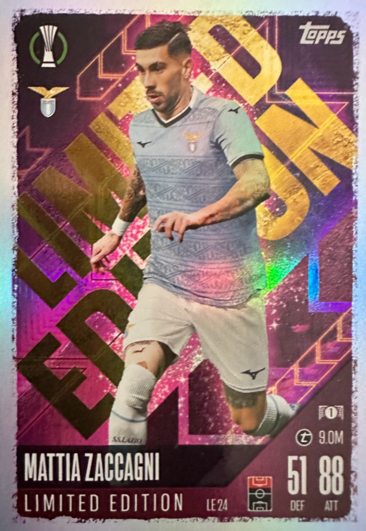 Match Attax 2024/25 - Scegli card Limited Edition LE GN ELE TTS