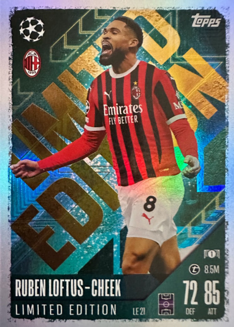 Match Attax 2024/25 - Scegli card Limited Edition LE GN ELE TTS