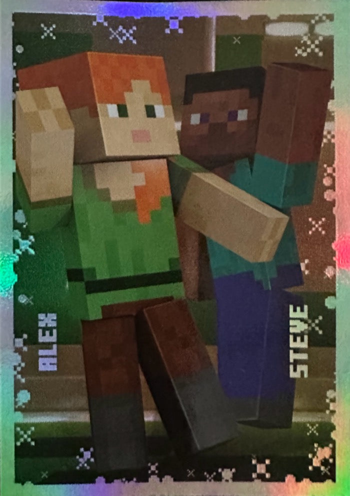 Minecraft 2024 Panini Mancolista - Scegli figurina Da 1 a 100