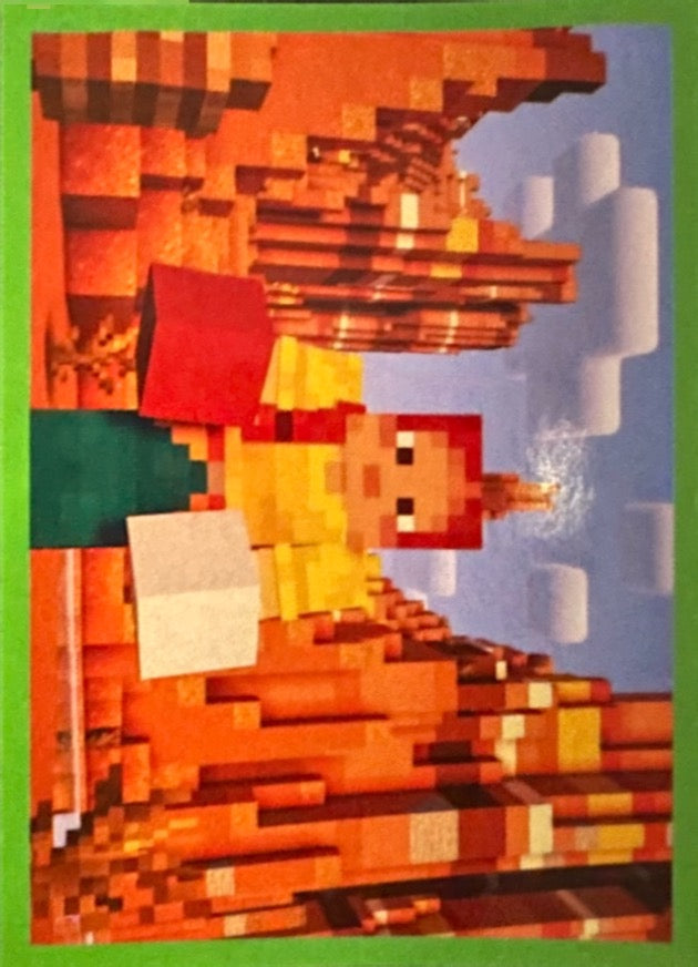 Minecraft 2024 Panini Mancolista - Scegli figurina Da 1 a 100